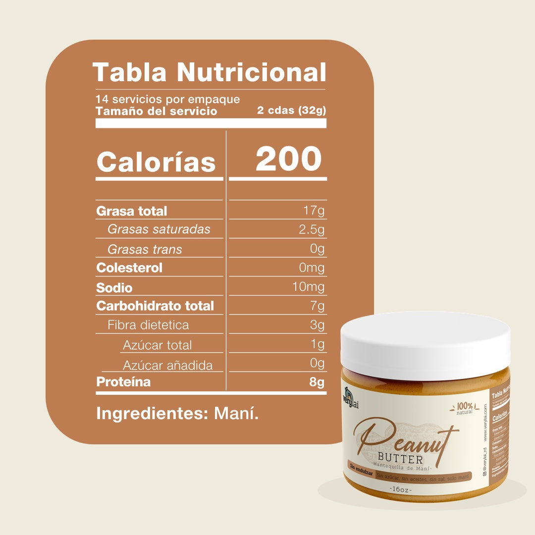 Mantequilla de Maní
